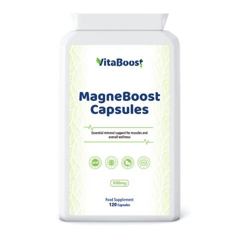NatureBell Magnesium Citrate 500mg - High Purity Mineral Support for Heart Health, Muscle Function, and Digestion - 240 Non-GMO, Gluten-Free Capsules