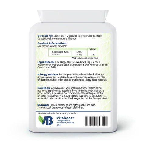 Premium Green-Lipped Mussel 500mg – Mobility & Inflammation Support